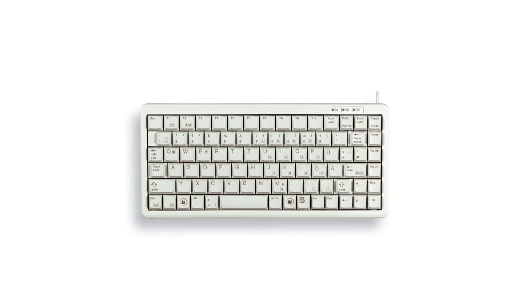 Cherry G84-4100 Compact Keyboard Light Grey US