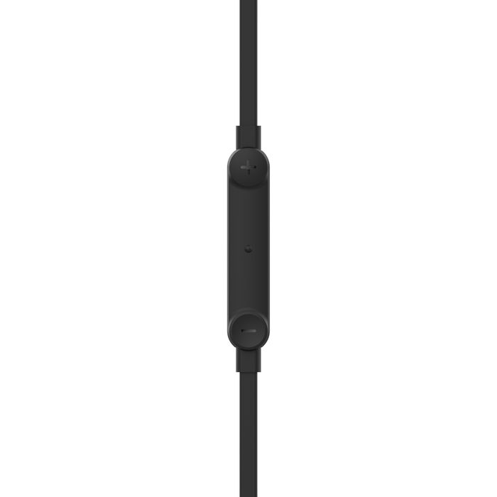 Belkin SoundForm USB-C Wired Earbuds with Adjustable Volume Limiter Black