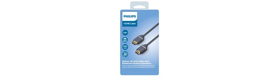 Philips SWV5610G/00 HDMI cable 1,5m Grey