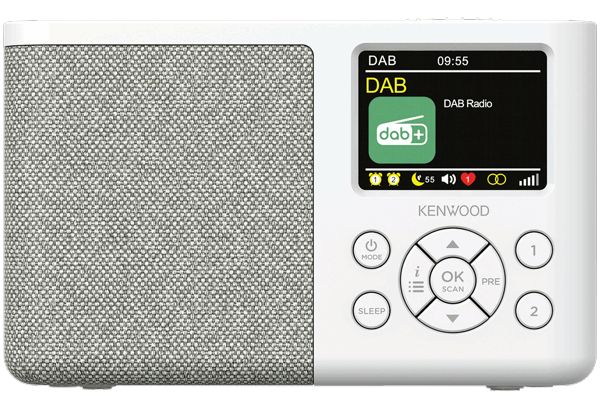 Kenwood CR-M33DAB-W Portable DAB+ Radio White