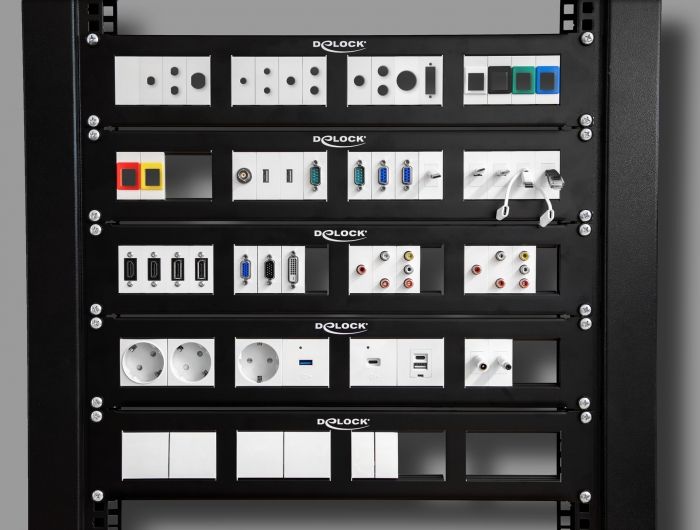 DeLock Easy 45 Module D-Sub 9 pin male to 9 pin Terminal Block