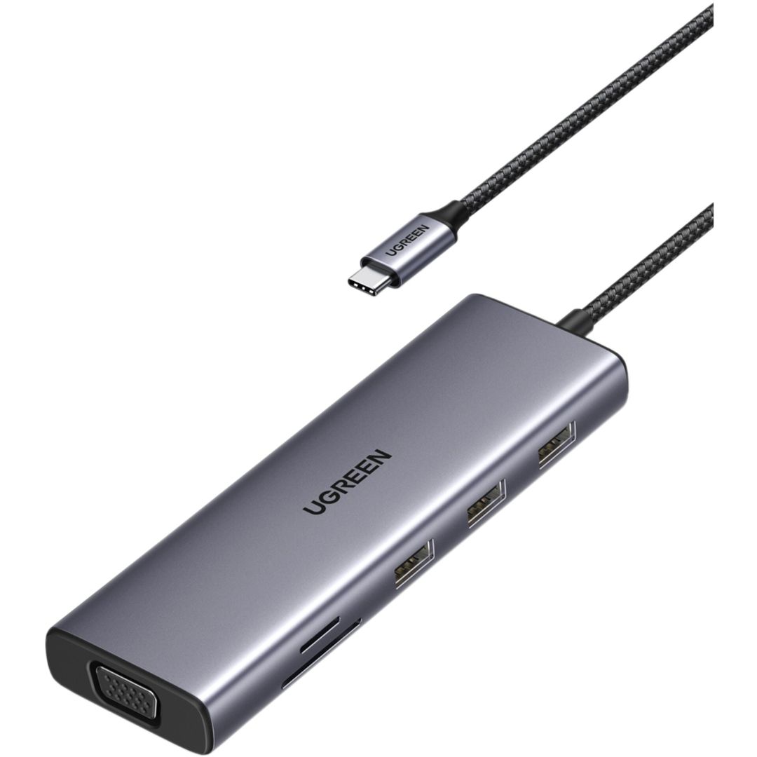 UGREEN Revodok 10-in-1 USB-C Hub Grey