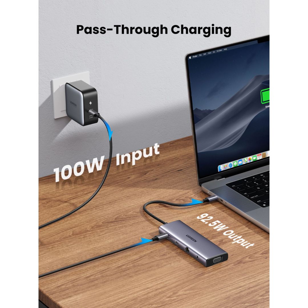 UGREEN Revodok 10-in-1 USB-C Hub Grey