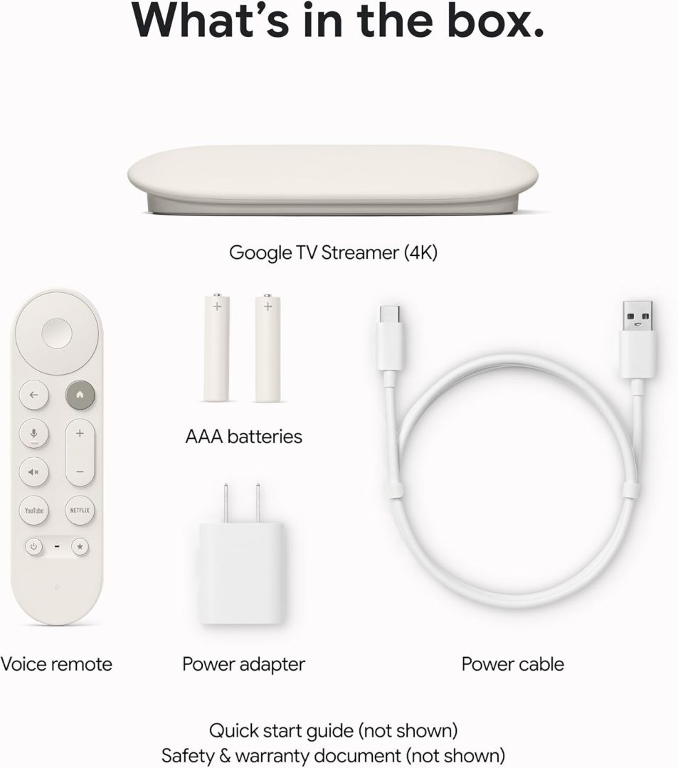 Google TV Streamer (4K) (2024) White