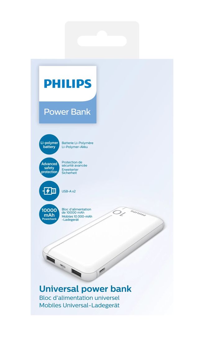 Philips DLP1810NW 10000mAh PowerBank White