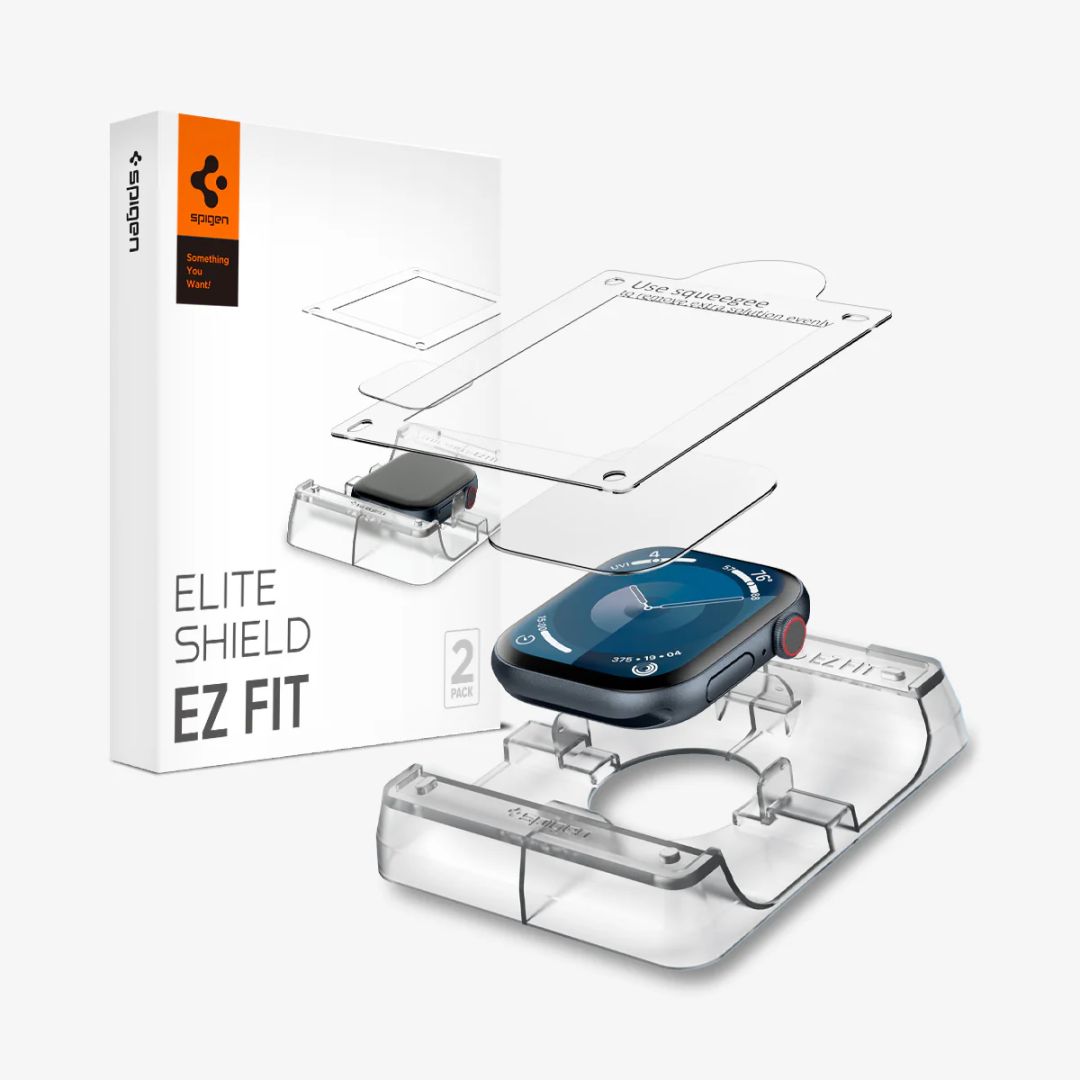 Spigen Eliteshield EZ Fit Apple Watch 10 42mm 2 pack Transparency