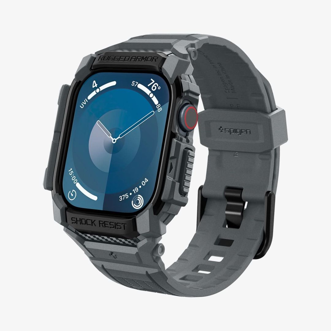 Spigen Rugged Armor Pro Apple Watch 10 46mm Dark Gray