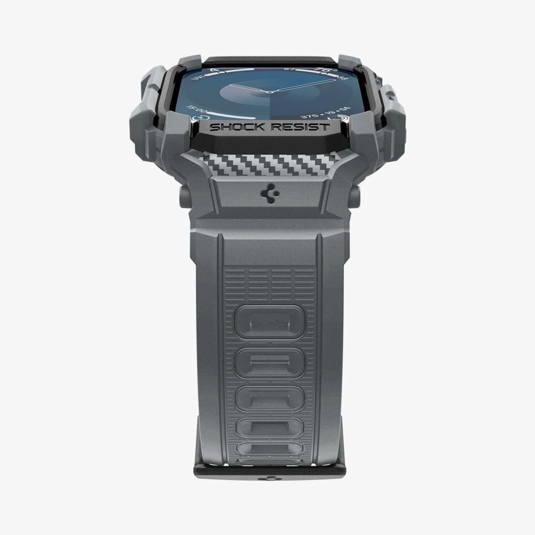 Spigen Rugged Armor Pro Apple Watch 10 46mm Dark Gray