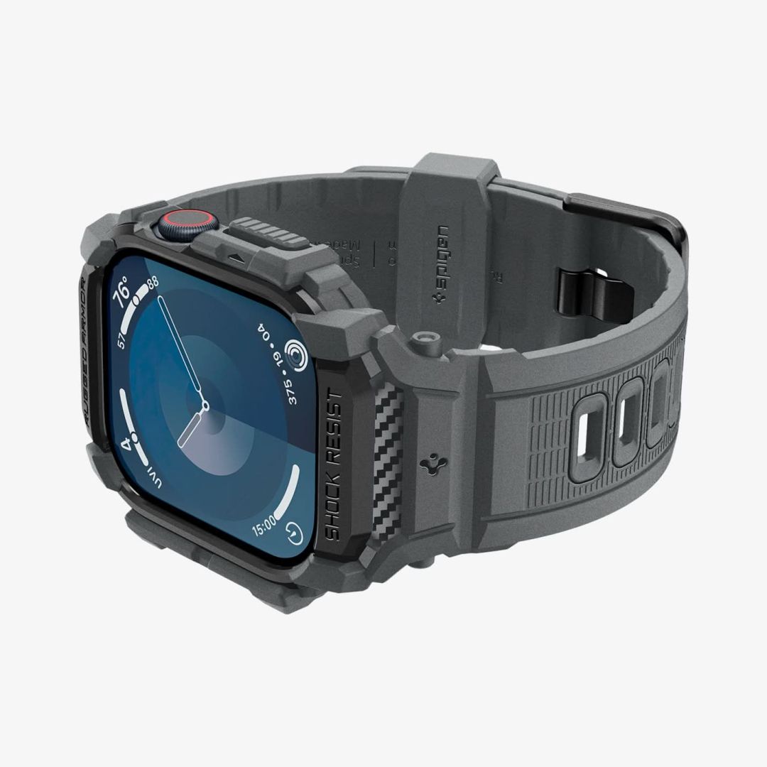 Spigen Rugged Armor Pro Apple Watch 10 46mm Dark Gray