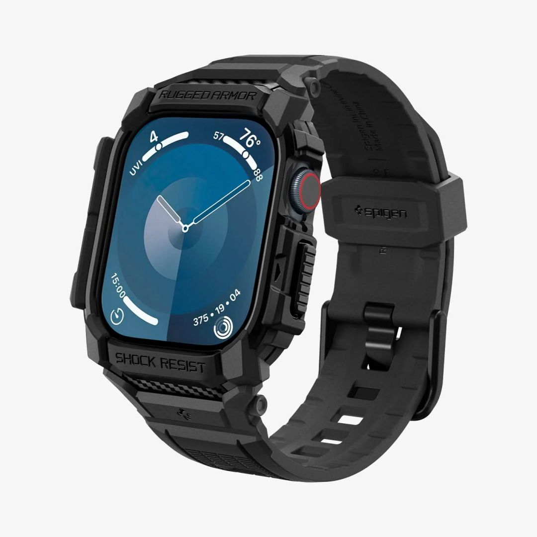 Spigen Rugged Armor Pro Apple Watch 10 42mm Matte Black