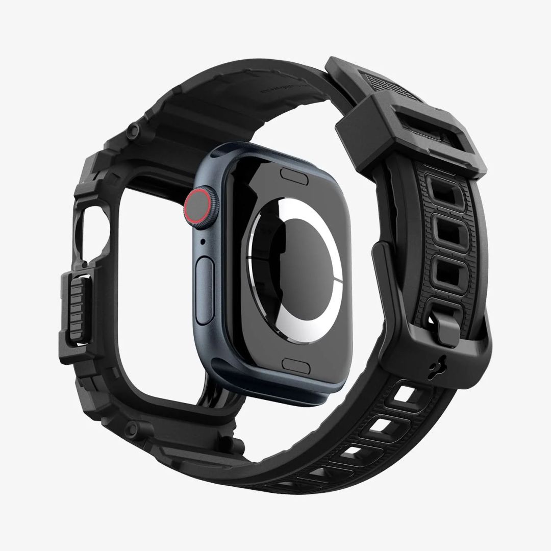 Spigen Rugged Armor Pro Apple Watch 10 42mm Matte Black