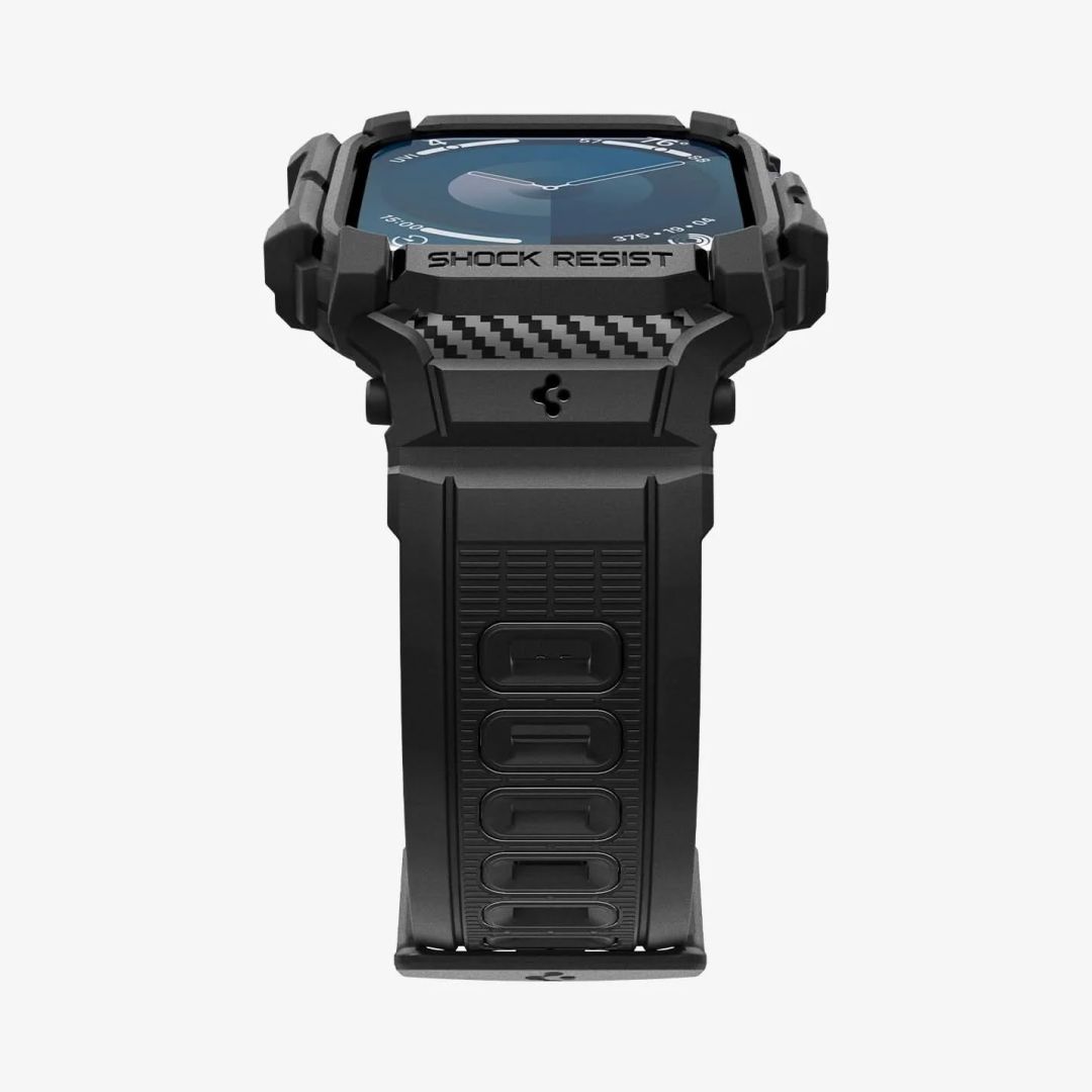 Spigen Rugged Armor Pro Apple Watch 10 42mm Matte Black