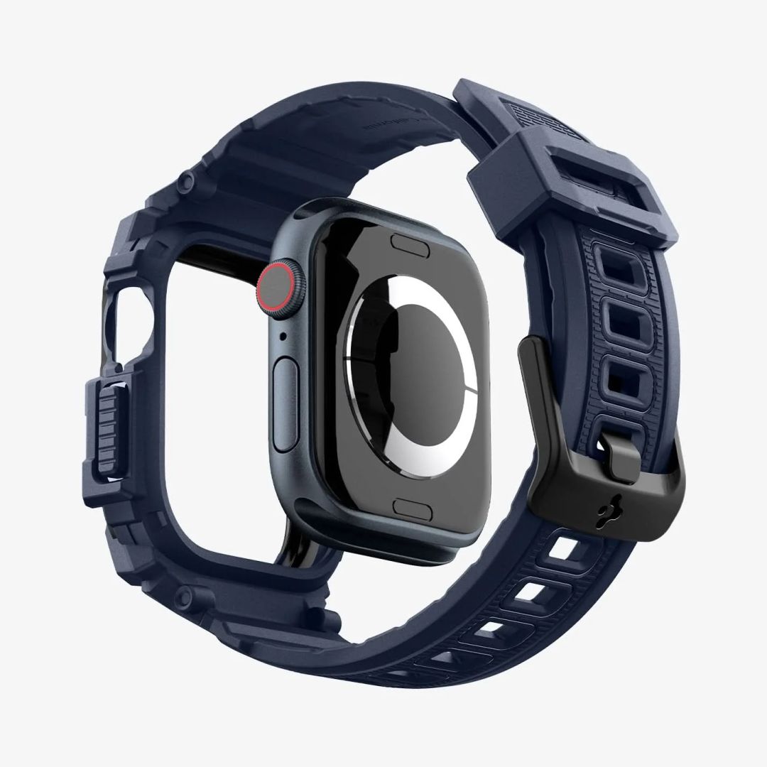 Spigen Rugged Armor Pro Apple Watch 10 42mm Navy Blue