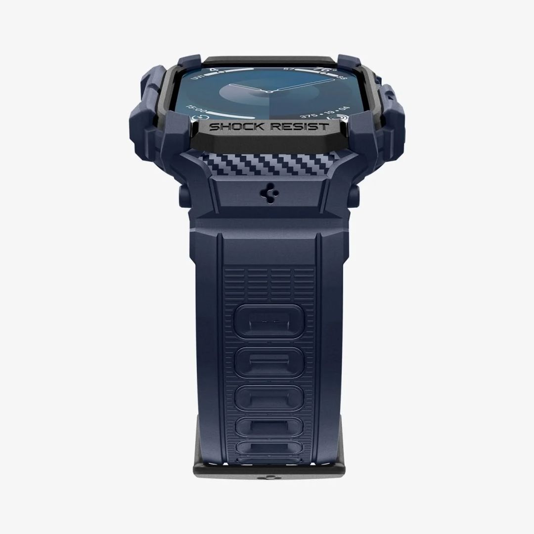 Spigen Rugged Armor Pro Apple Watch 10 42mm Navy Blue