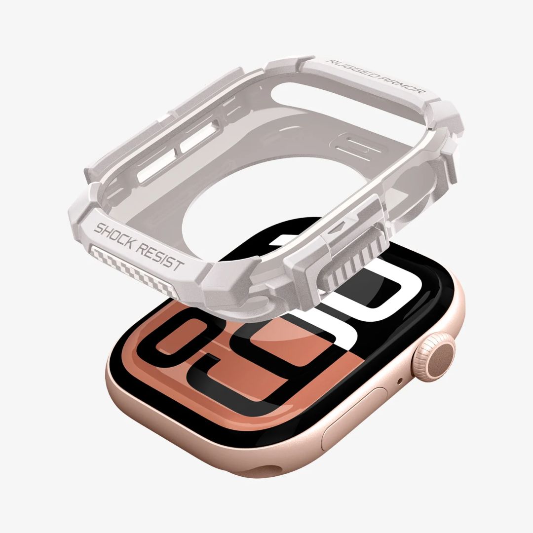 Spigen Rugged Armor Apple Watch 10 46mm Dune Beige