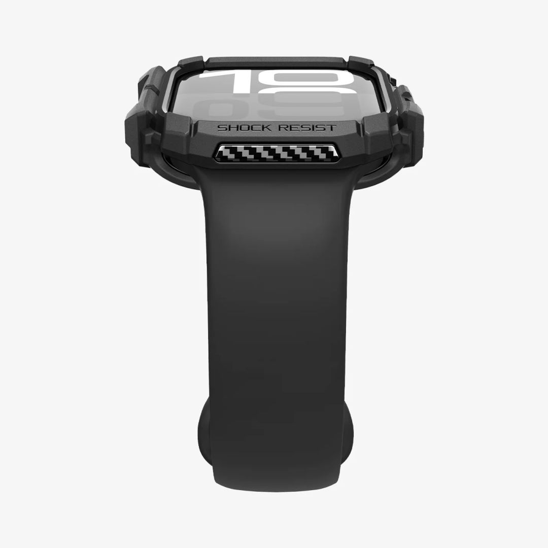 Spigen Rugged Armor Apple Watch 10 42mm Matte Black