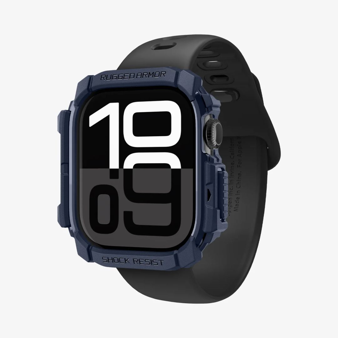 Spigen Rugged Armor Apple Watch 10 46mm Navy Blue