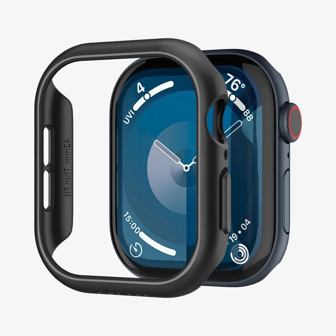 Spigen Thin Fit Apple Watch 10 42mm Black