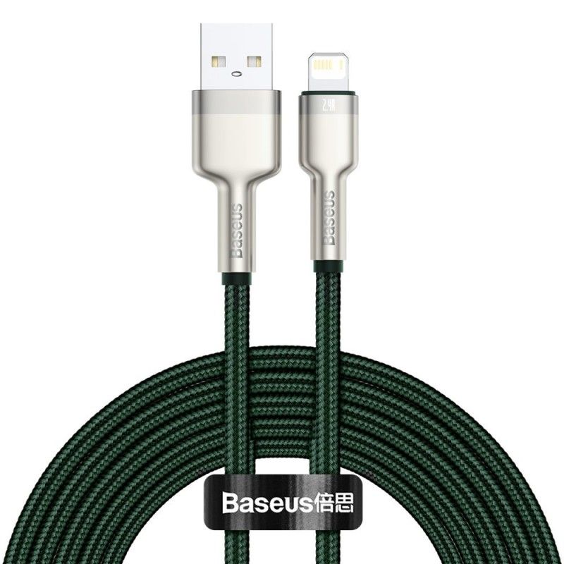 Baseus Cafule USB - Lightning Cable 2,4A 2m Green