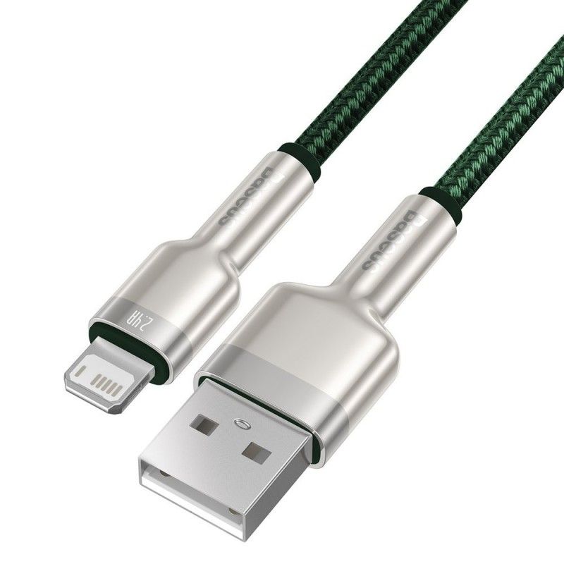 Baseus Cafule USB - Lightning Cable 2,4A 2m Green