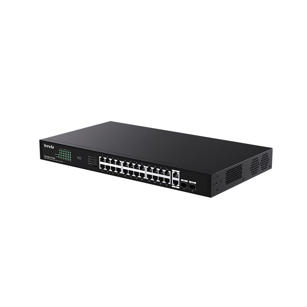 Tenda TEG1128P-24-410W 24-Port PoE Switch