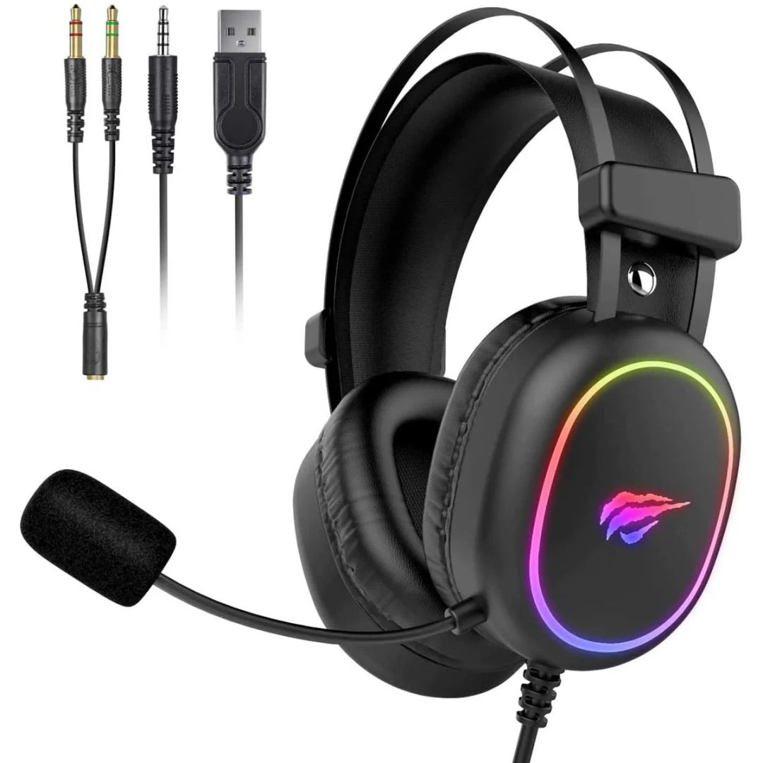 HAVIT Gamenote H2016D RGB Gaming Headset Black