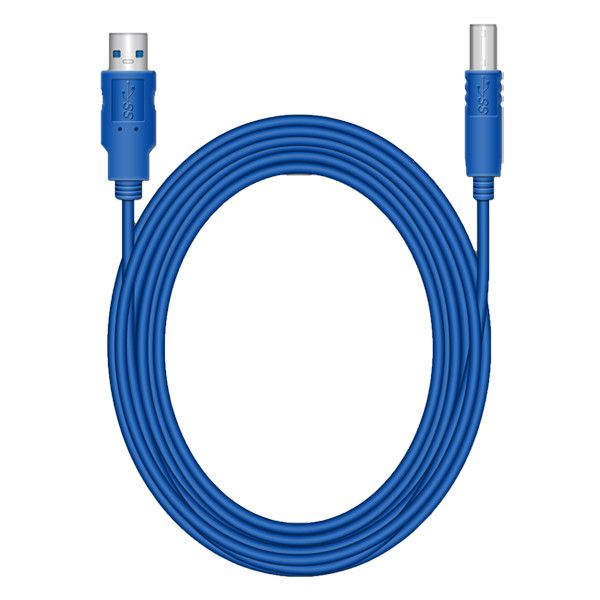 MediaRange MRCS150 USB3.0 connection cable 5m Blue