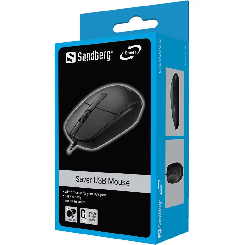 Sandberg Saver Mouse Black