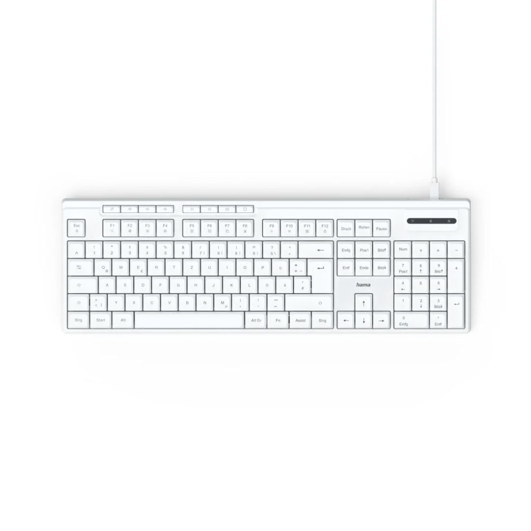 Hama CK-200 Keyboard White HU