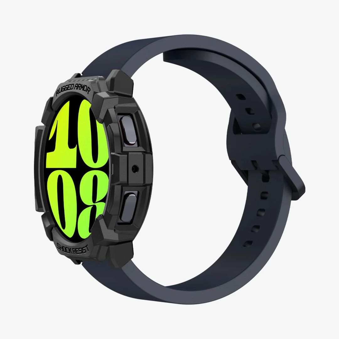 Spigen Rugged Armor Samsung Galaxy Watch7 (44mm) Matte Black