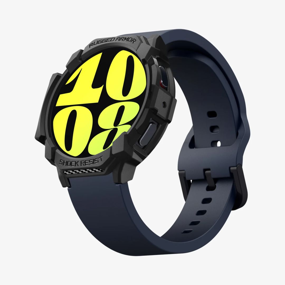 Spigen Rugged Armor Samsung Galaxy Watch7 (44mm) Matte Black