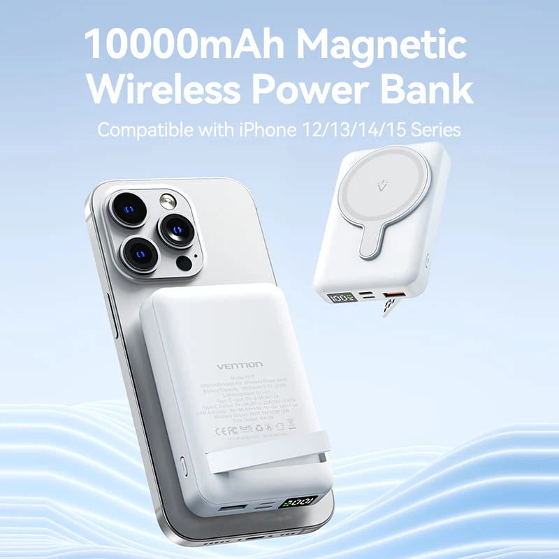 Vention FHTW0 10000mAh PowerBank White