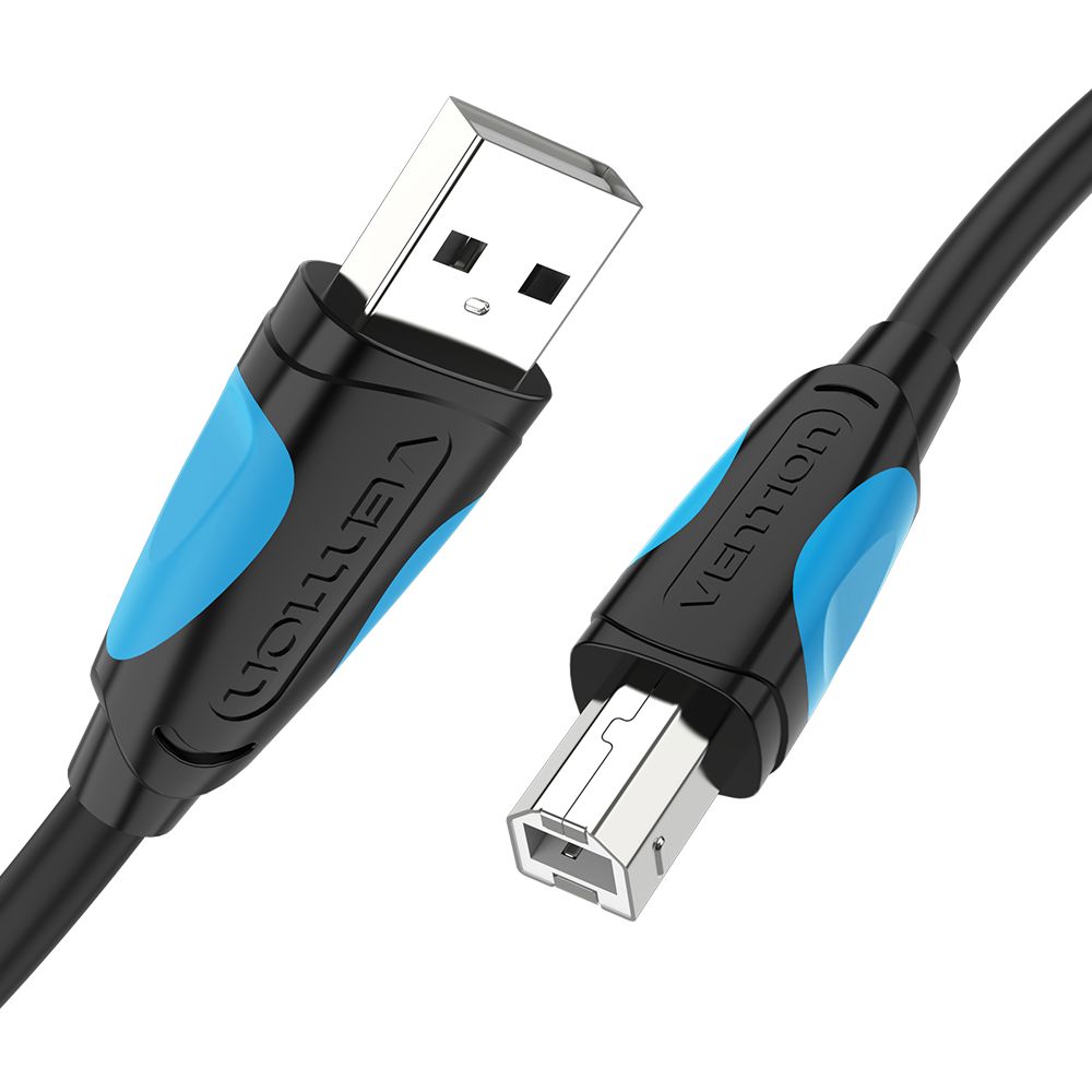 Vention USB-A 2.0 -> USB-B 2.0 Cable 8m Black