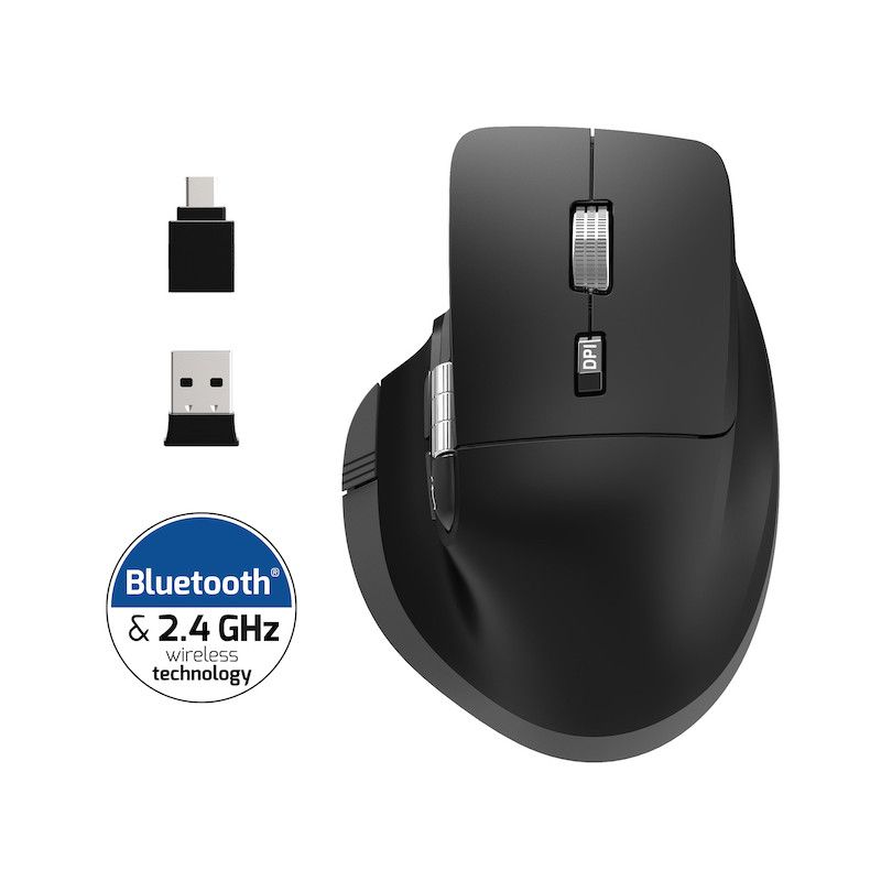 Port Designs Ultimate Wireless Bluetooth Mouse Black