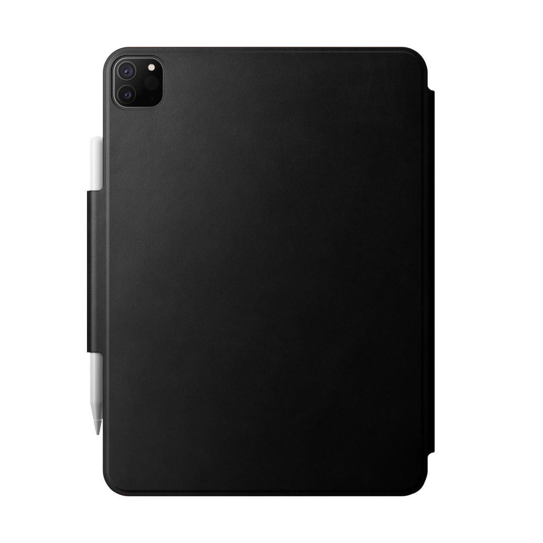 Nomad Leather Folio Plus iPad Pro 11" (22/21/20/18), iPad Air 11" (M2), iPad Air 10.9" Black