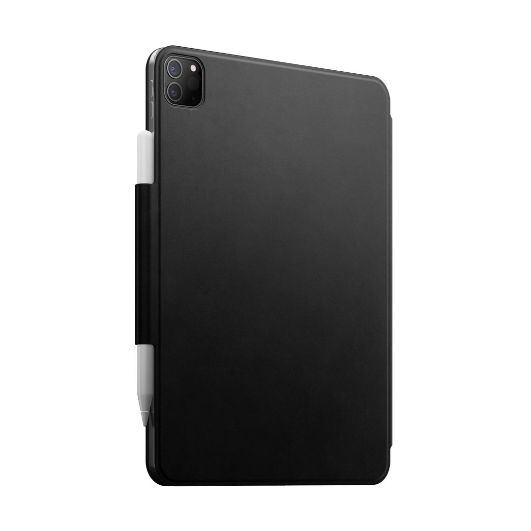 Nomad Leather Folio Plus iPad Pro 11" (22/21/20/18), iPad Air 11" (M2), iPad Air 10.9" Black