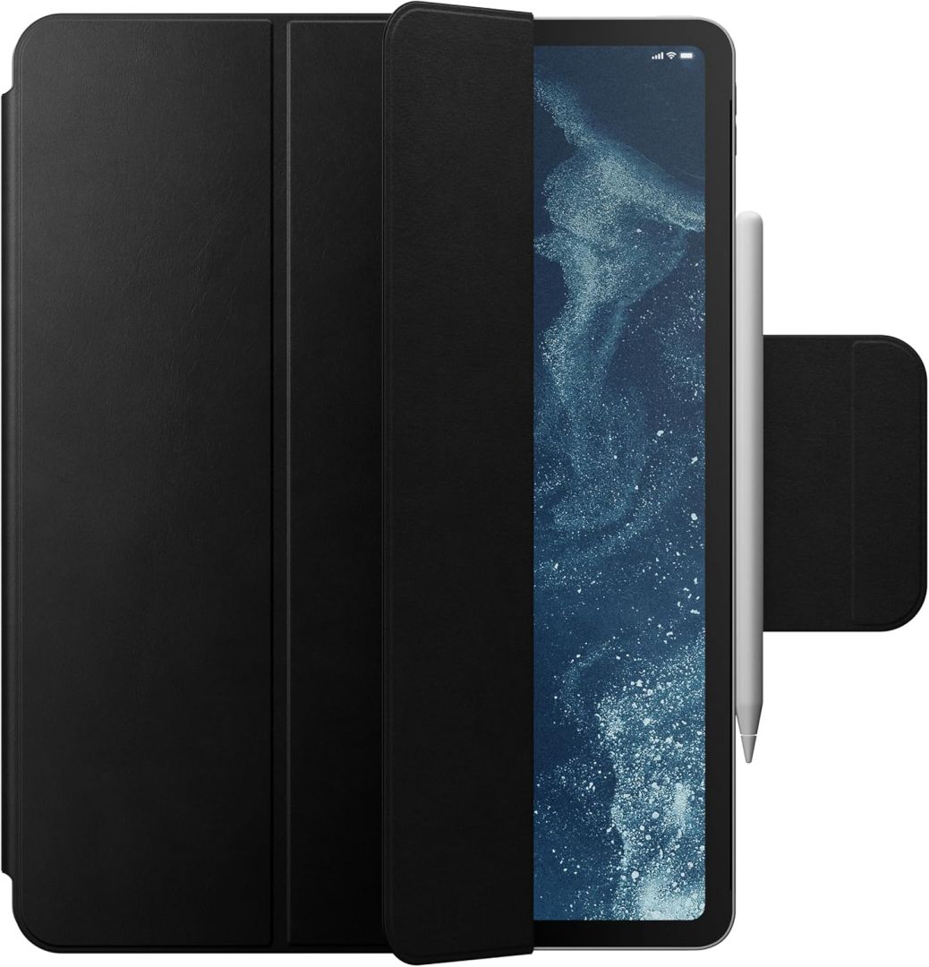 Nomad Leather Folio Plus iPad Pro 12.9" (2022/2021/2020/2018), iPad Air 13" (M2) Black