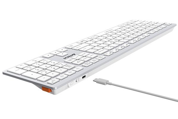 A4-Tech FBX50C Wireless Bluetooth Keyboard White US