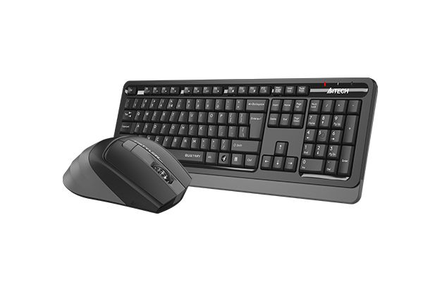 A4-Tech FGS1035Q Wireless Keyboard Combo Grey US