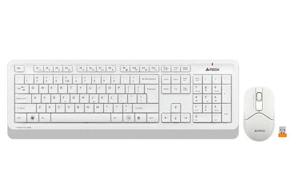 A4-Tech FG1012 Wireless Keyboard Combo White US