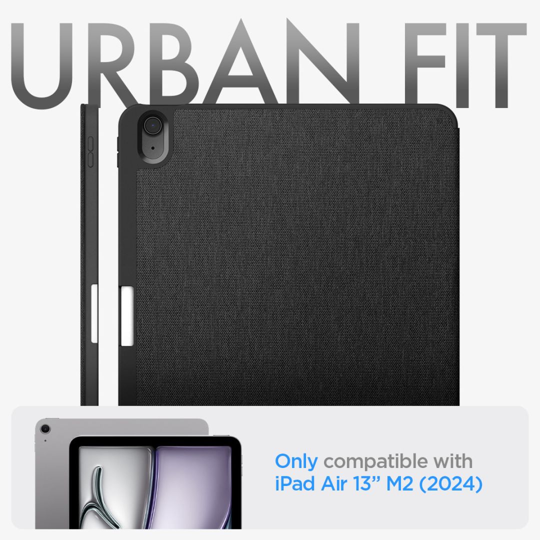 Spigen Urban Fit iPad Air 13" 2024 Black