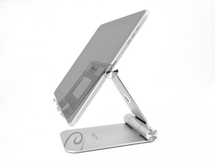 DeLock Tablet Stand adjustable aluminium Silver