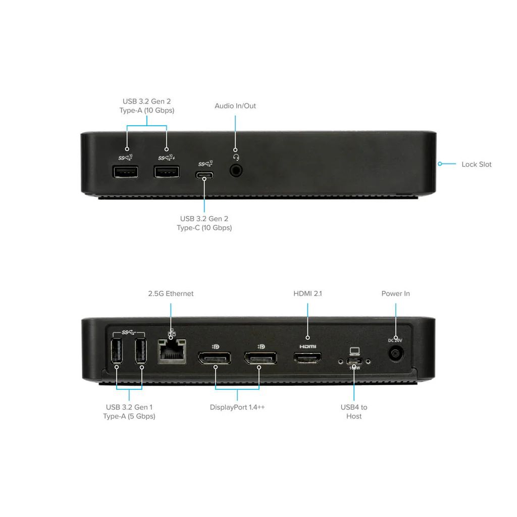 Targus USB4 Triple Video Docking Station with 100W Power