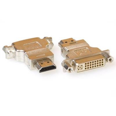 ACT DVI-D (Dual Link) (24+5) to HDMI Adapter Silver