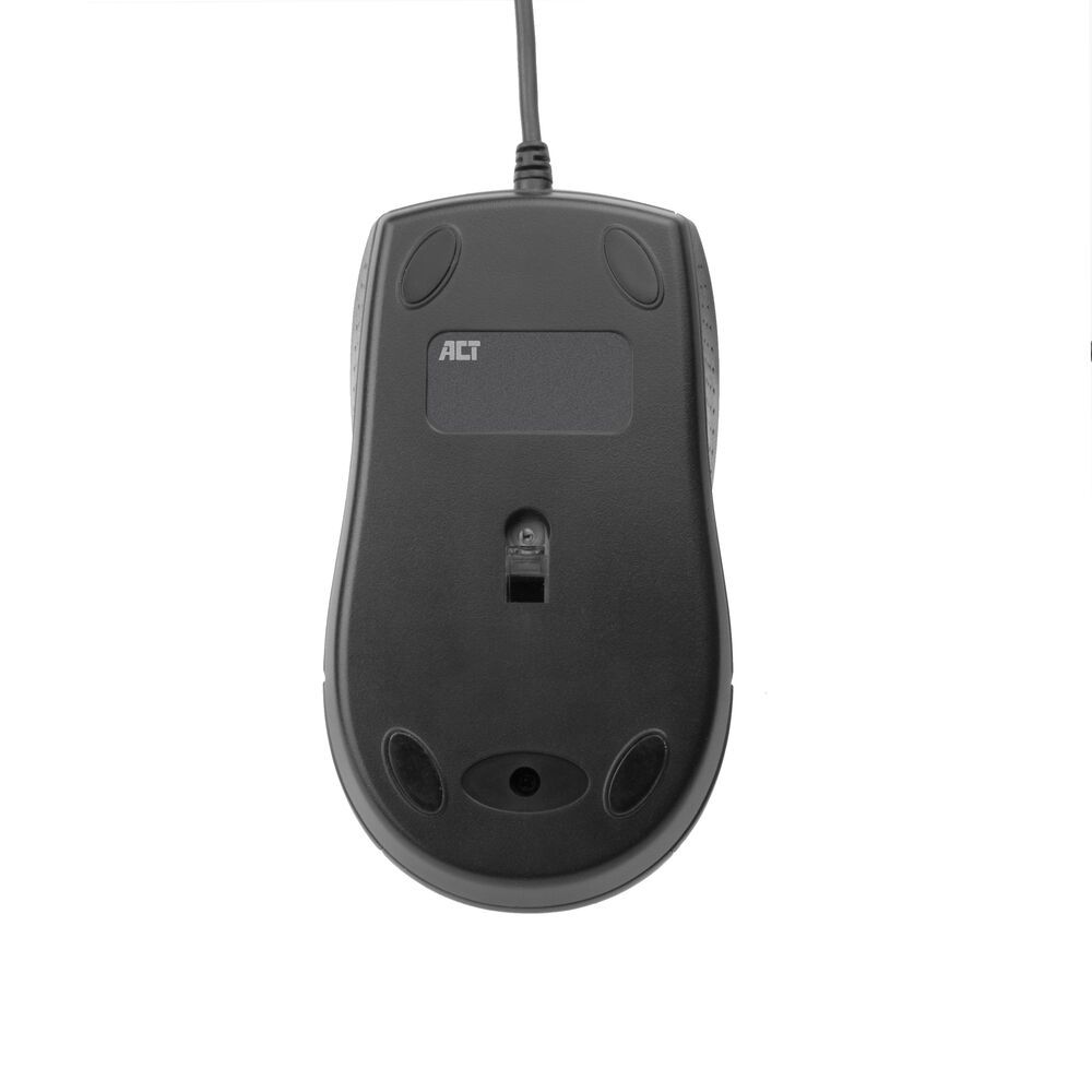 ACT AC5006 Wired Full-Size Optical Mouse Black