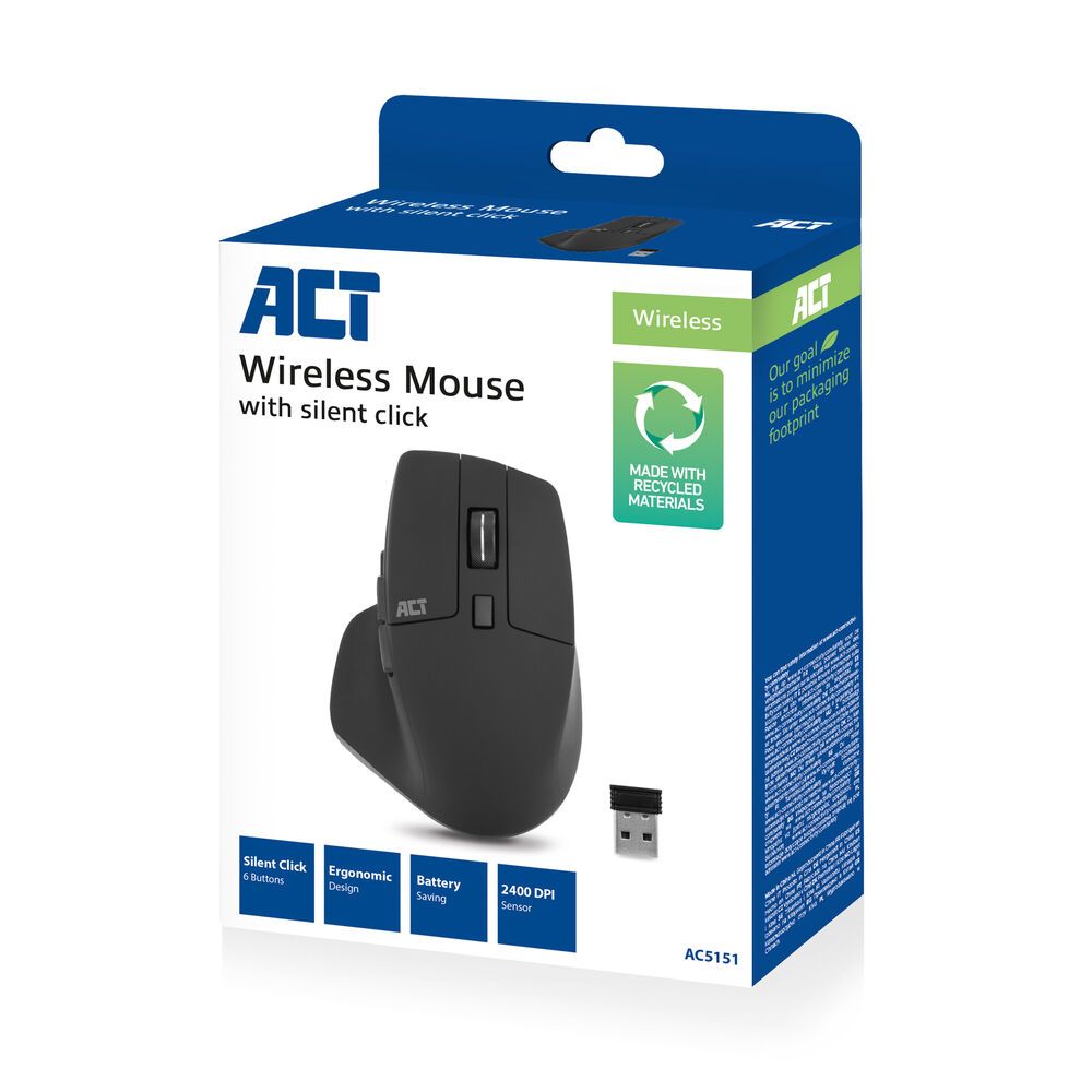 ACT AC5151 Wireless Mouse Black