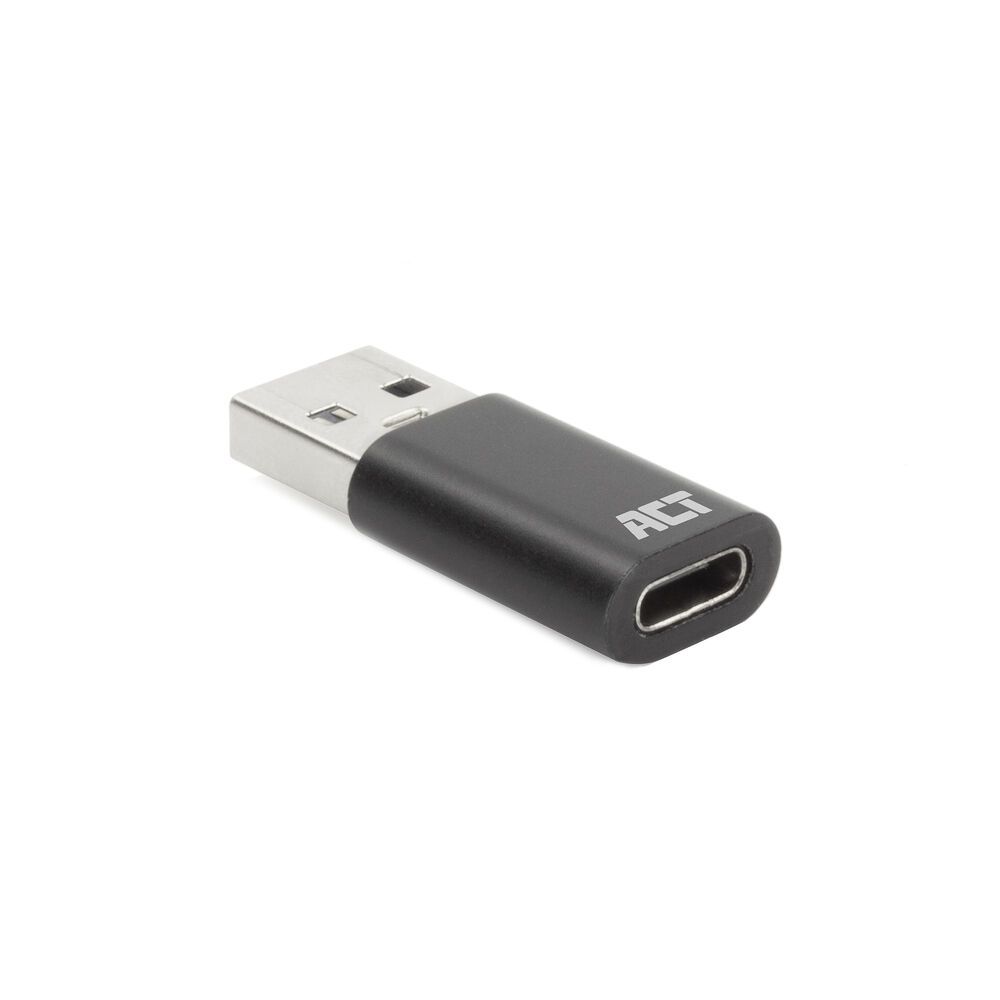 ACT USB-A to USB-C Adapter Black