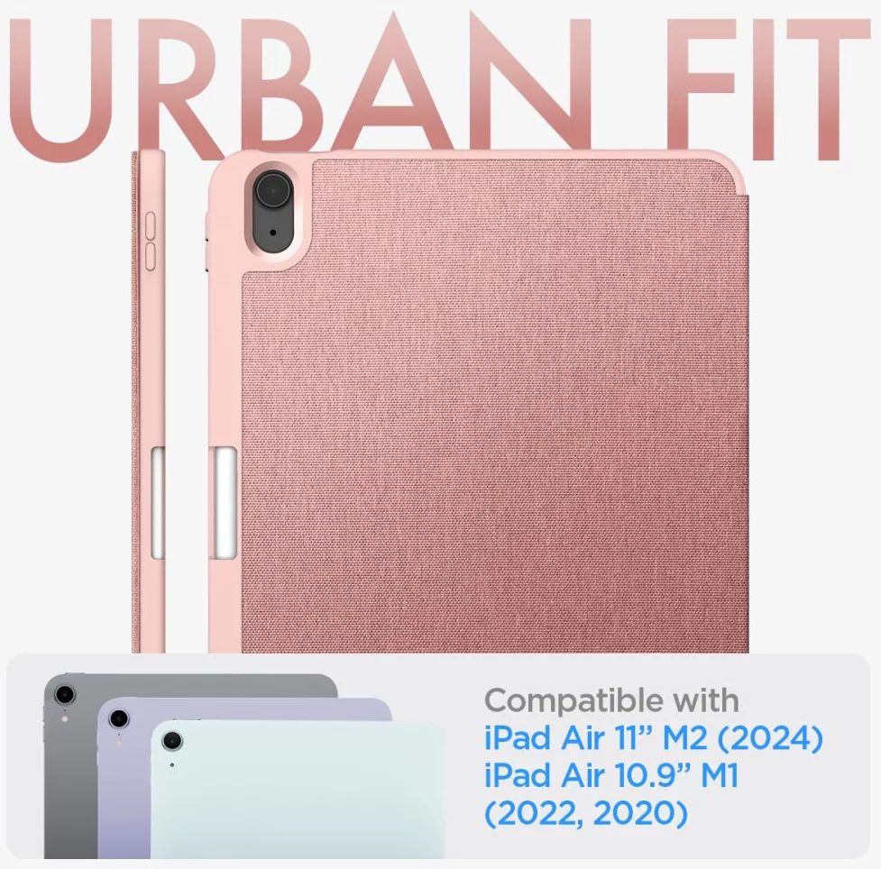 Spigen Urban Fit iPad Air 11" 2024 Rose Gold