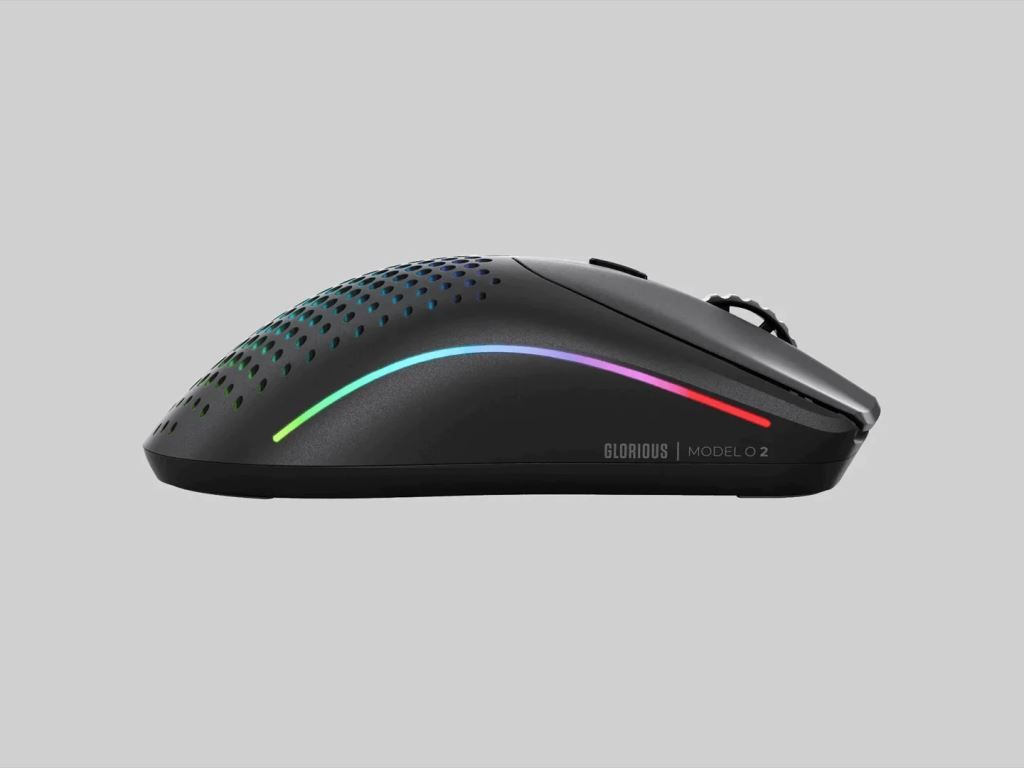 Glorious Model O 2 Wireless Bluetooth RGB Gaming Mouse Black