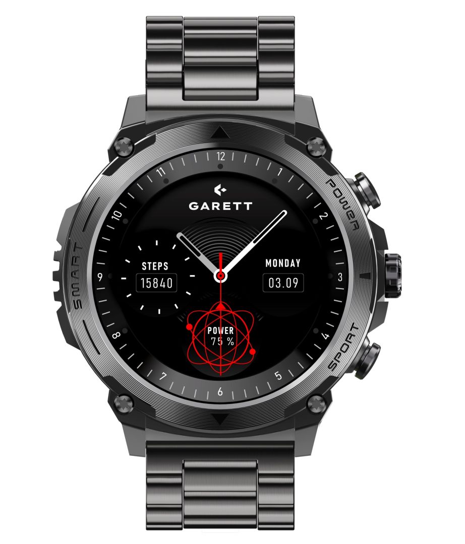 GARETT Atom Smartwatch Black Steel